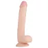 Real Fantasy Elvin - naturgetreuer Dildo mit Hoden - 28 cm (natur)