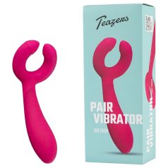   Easytoys Couple - Wiederaufladbarer, wasserdichter Paarvibrator (Pink)