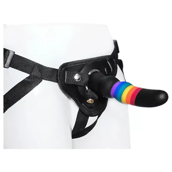 Colorful Love - bunte Strap-On Dildo