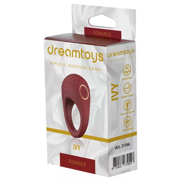 Dreamtoys Ivy - Vibrierender Penisring (Bordeaux)