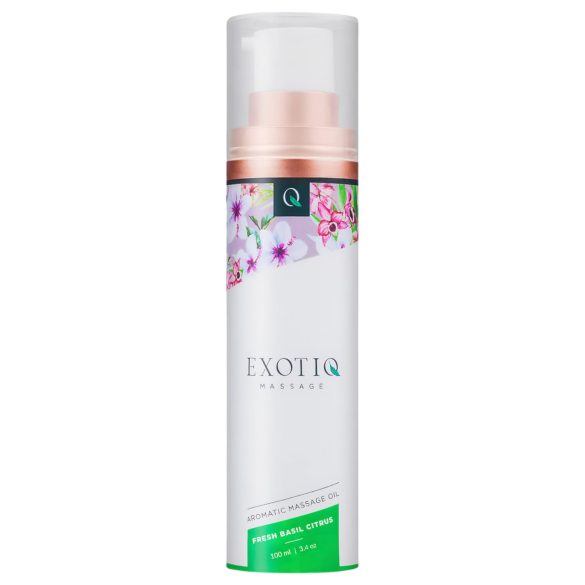 Exotiq - Duftende Massageöl - Basilikum-Zitrone (100ml)