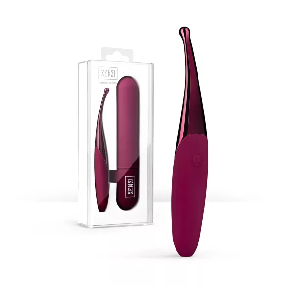 Senzi - Akku-Klitorisvibrator, wasserdicht (rot)