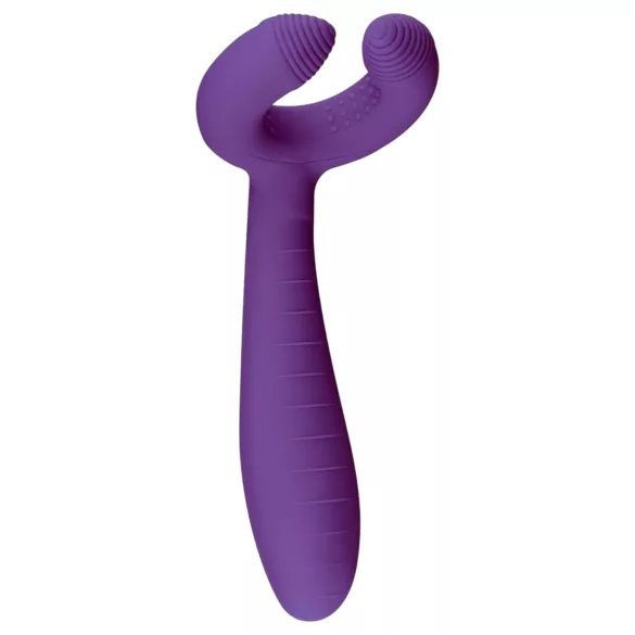 Easytoys Couple - wiederaufladbarer, wasserdichter Paarvibrator (lila)