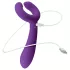 Easytoys Couple - wiederaufladbarer, wasserdichter Paarvibrator (lila)
