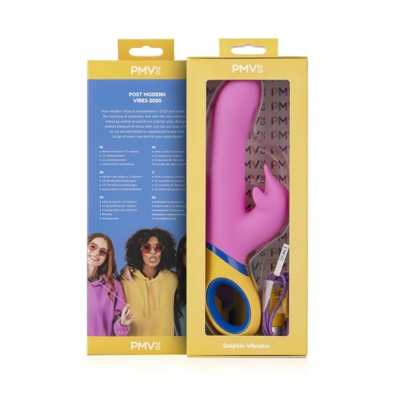 PMV20 Copy Dolphin - rotierender Vibrator mit Klitorisarm (pink)