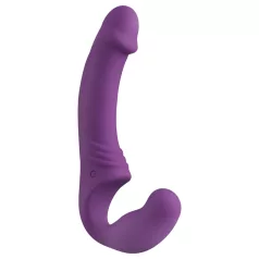   Easytoys - Akkubetriebener, kabelloser Strap-On-Vibrator (Lila)
