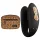 Panthra Zuna - wiederaufladbarer, wasserdichter Paarvibrator (Leopard-Schwarz)
