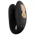 Panthra Zuna - wiederaufladbarer, wasserdichter Paarvibrator (Leopard-Schwarz)