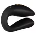Panthra Zuna - wiederaufladbarer, wasserdichter Paarvibrator (Leopard-Schwarz)
