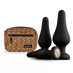 Panthra Kesia - Silikon Analdildoset (3-teilig) - schwarz