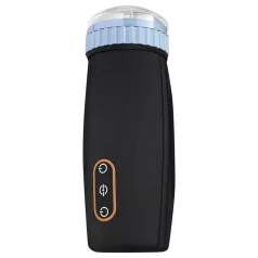 CRUIZR CM05 - Akku Stoß-Saug-Masturbator (Schwarz-Blau)