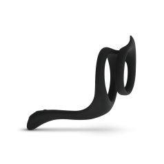  Easytoys Pleasure Ring - flexibler Penis- und Hodenring (schwarz)