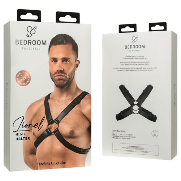 Bedroom Fantasies Lionel - Körpergeschirr Oberteil (schwarz) - S-XL