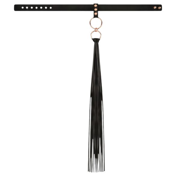 Rosy Gold - Halsband und Peitsche (schwarz)