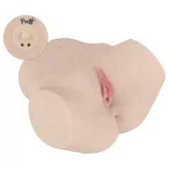   FWB - Evelyn Harris lebensechter vibrierender Torso-Masturbator (natur)