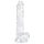 EasyToys - Hoden-Dildo - 17cm (transparent)