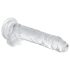 EasyToys - Hoden-Dildo - 17cm (transparent)
