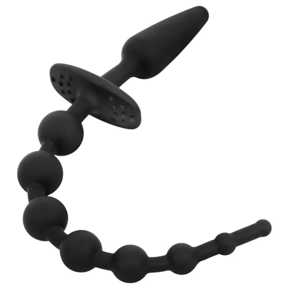 EasyToys - 2in1 Analplug (schwarz)