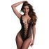 Christine - Tief ausgeschnittener Netz-Body - (Schwarz) - XS-XL