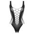 Christine - Tief ausgeschnittener Netz-Body - (Schwarz) - XS-XL