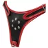 Easytoys - Strap-On Slip mit Dreifach-Dildo (Schwarz)