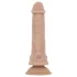 Real Fantasy Hunter - lebender Vibrator mit Stoßfunktion und Fernbedienung (hautfarben)