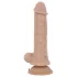Real Fantasy Hunter - lebender Vibrator mit Stoßfunktion und Fernbedienung (hautfarben)