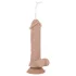 Real Fantasy Hunter - lebender Vibrator mit Stoßfunktion und Fernbedienung (hautfarben)