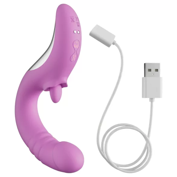 Good Vibes Only - klitoraler Stoßvibrator (rosa)