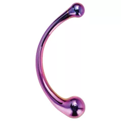 Dreamtoys - Glas-Massagestab Dildo (Lila)