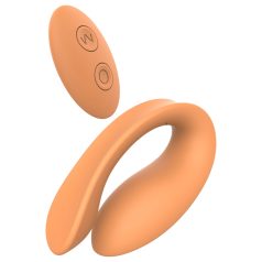 Glam - Akku-Paarvibrator mit Fernbedienung (Orange)