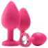 Flirts Anal-Trainingsset - Anal-Plug-Set (3 Stk.) - Pink