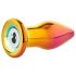 Glamour Glas - Konischer, Funkgesteuerter, Bunter Glas-Analvibrator
