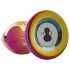 Glamour Glas - Konischer, Funkgesteuerter, Bunter Glas-Analvibrator