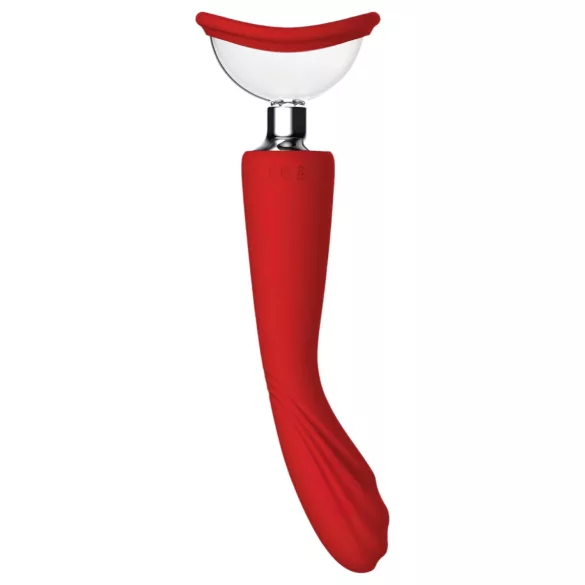Red Revolution Georgia - G-Punkt Vibrator und Vaginasauger (rot)