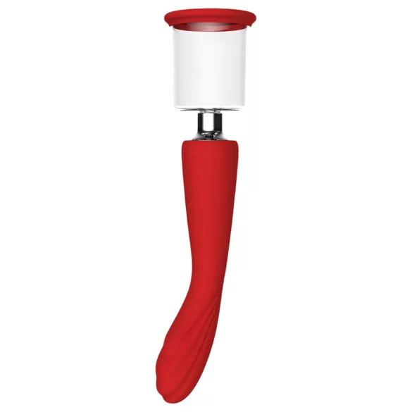 Red Revolution Georgia - G-Punkt Vibrator und Vaginasauger (rot)
