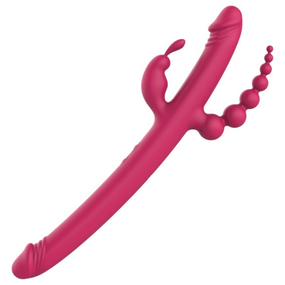 Dreamtoys Akku Vibe - 4-fach Vibrator (pink)