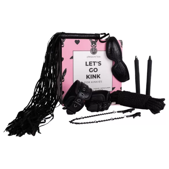 Pleasure Box Let's Go Kink - Bondage-Set - 6-teilig