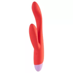   Dreamtoys Love Signal - G-Punkt-Vibrator mit Klitorisarm (rot)