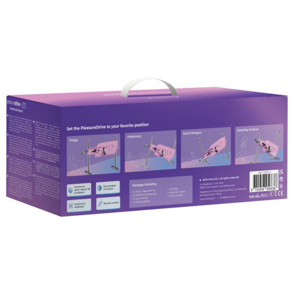 Kiiroo Pleasure Drive - Intelligente Netzwerk-Sexmaschine (Rosa)