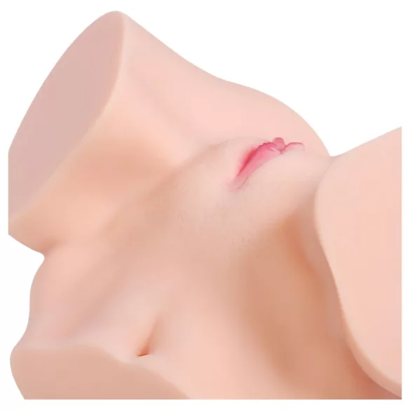 Kokos Onahole - naturgetreuer Torso-Masturbator (naturfarben)