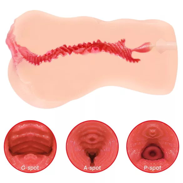 Kokos Onahole 001 XL - lebensechter Kunstvagina-Masturbator (natur)