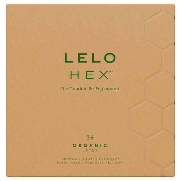LELO Hex Organic - potenzsteigerndes Kondom (36 Stück)