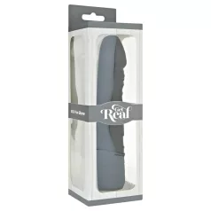 Classic Get Real - lebensechter Silikonvibrator (schwarz)