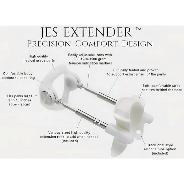 Jes-Extender - Leichtes Standard Penisvergrößerungsgerät (bis 17cm)