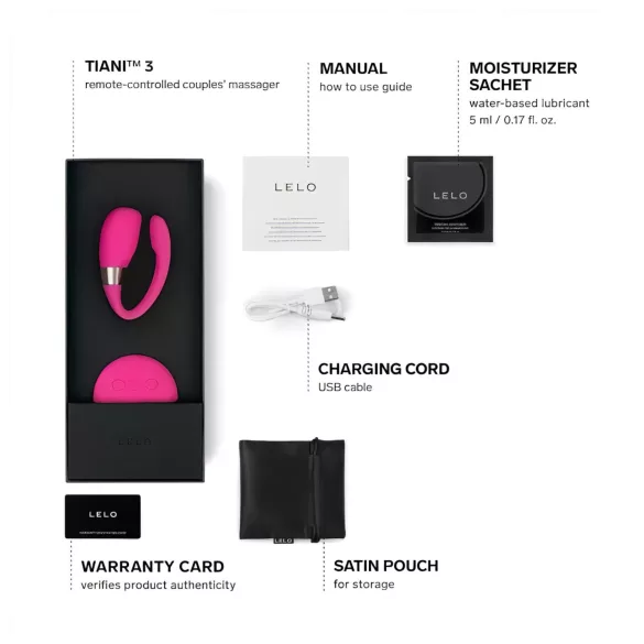 LELO Tiani 3 - Silikon Paarvibrator (Pink)