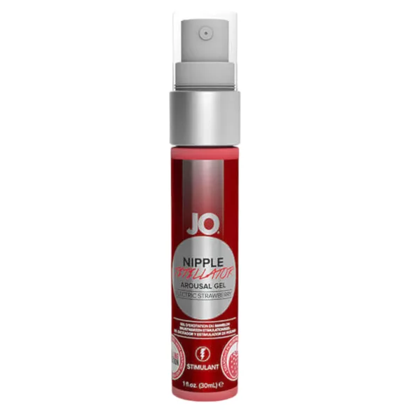 System JO - Prickelndes Brustwarzen-Gel - Erdbeere (30 ml)