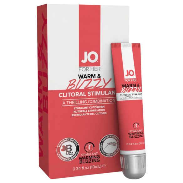 JO WARM & BUZZY - klitorisstimulierendes Gel für Frauen (10ml)