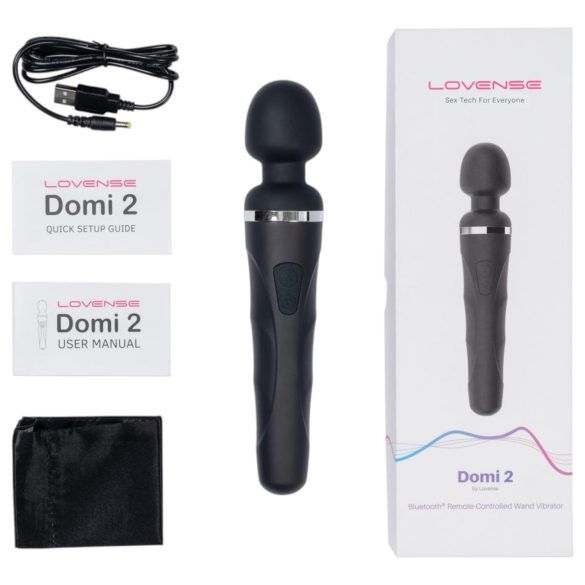 LOVENSE Domi 2 - Intelligenter Massagestab (schwarz)