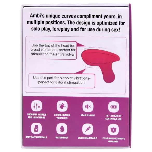 Lovense Ambi - App-gesteuerter Klitorisvibrator (Pink)